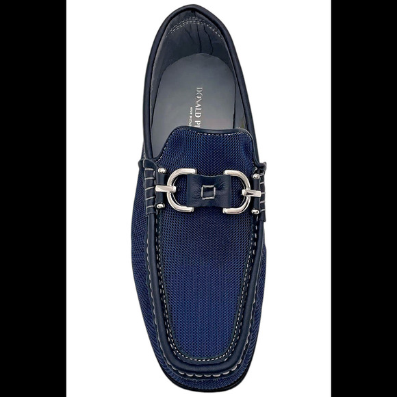 Donald Pliner Men's Dacio Nylon Slip-On Loafer Navy - Medium - Picture 2 of 3